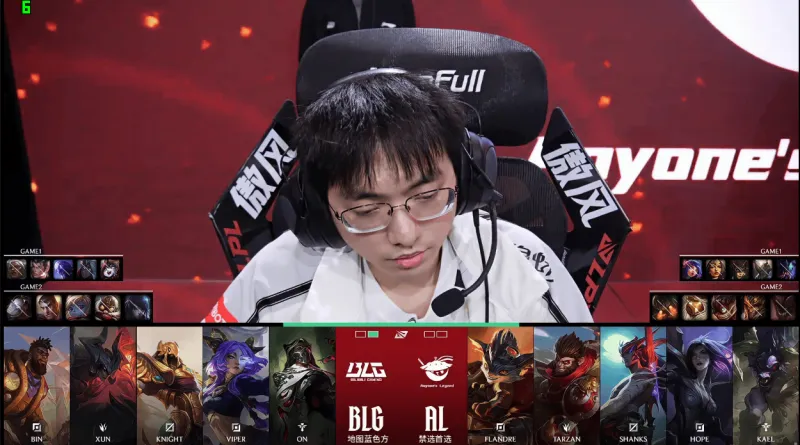 od体育官网入口-AL 1-1 BLG：Knight沙皇完全迷失，AL打赢关键团一波取胜